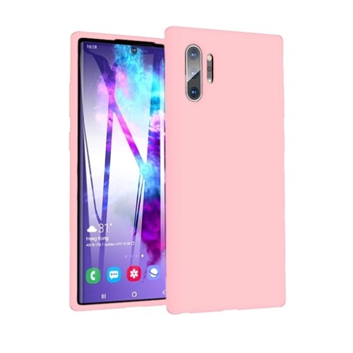 Θήκη Πλάτης Σιλικόνης για Samsung Galaxy Note 10 Plus -  Χρυσό Ροζ