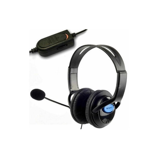 Headset with Mic OEM 3.5mm Black Ακουστικά - Q4/X