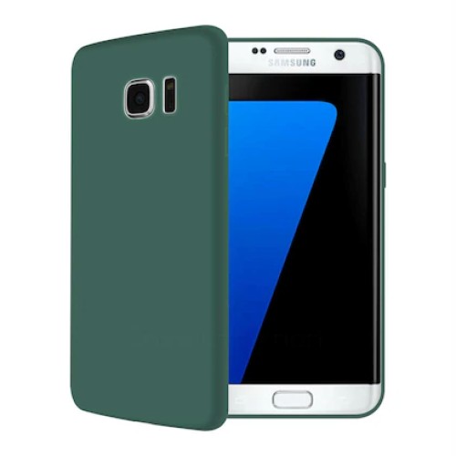 Back Cover Σιλικόνης Πράσινο (Galaxy S7 Edge)
