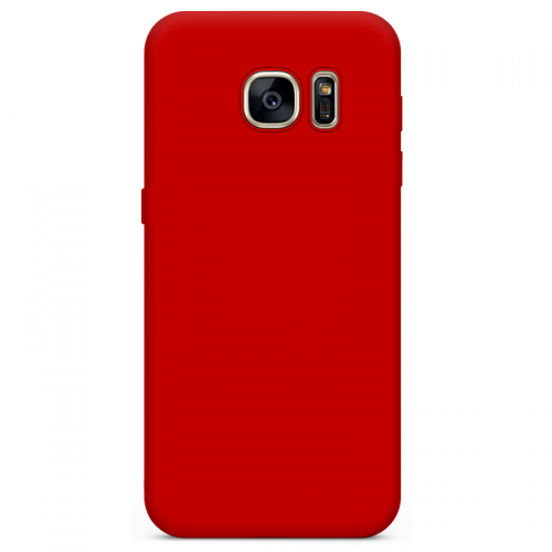 Θήκη Σιλικόνης TPU Για Galaxy S7 Edge Κοκκίνη