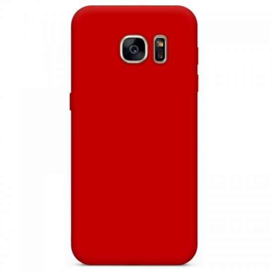 Θήκη Σιλικόνης TPU Για Galaxy S7 Edge Κοκκίνη