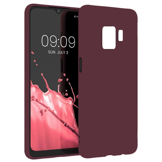 Back Cover Σιλικόνης Μπορντό (Galaxy S7 Edge)