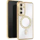 Luxury Magsafe Strass and Glitter Case Samsung Galaxy A17/A26 -Μαύρο