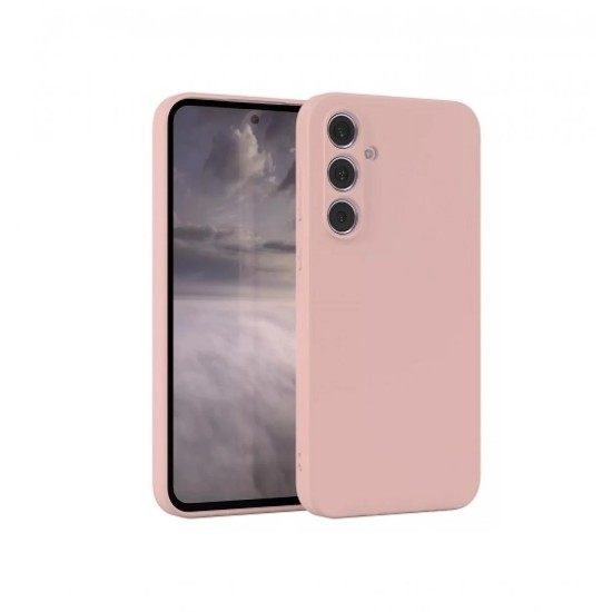 Back Cover Σιλικόνης Soft Touch 2mm Ροζ Απαλό (GALAXY A55)