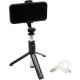 Selfie Stick Treqa Selfie-03 με Bluetooth / Τηλεχειριστήριο Μαύρο