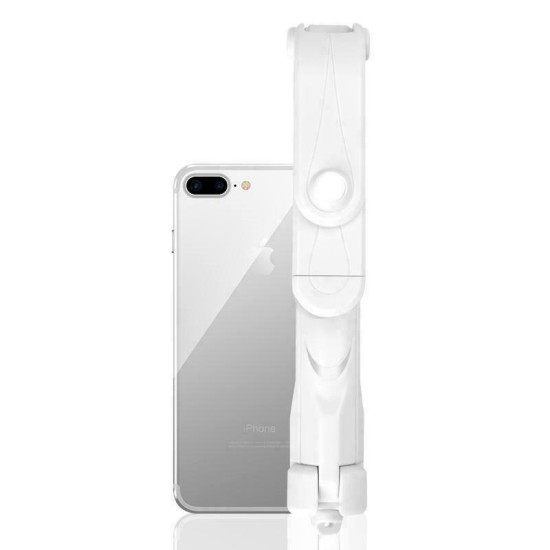 Selfie Stick Τρίποδο Κινητού με Bluetooth Άσπρο XT-10