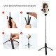 Selfie Stick Τρίποδο Κινητού με Bluetooth Μαύρο XT-10