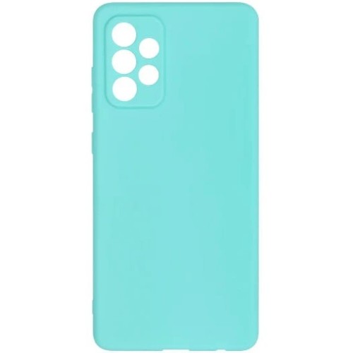 Soft Touch Back Cover Σιλικόνης Γαλάζιο Samsung Galaxy A72