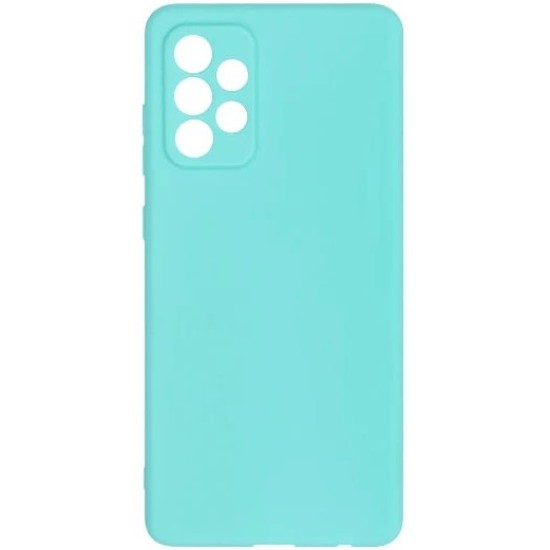 Soft Touch Back Cover Σιλικόνης Γαλάζιο Samsung Galaxy A72