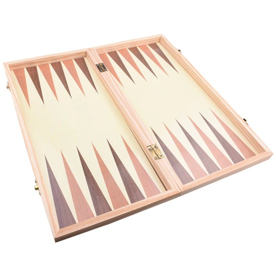Chessboard, Checkers & Backgammon - 3-in-1 Set - Traditional Chessboard, Checkers & Backgammon - 3-in-1 Set - Traditional