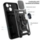 Camera Slide Hard Case Σκληρή Θήκη με Κάλυμμα Κάμερας - Black (Samsung Galaxy A55 5G)