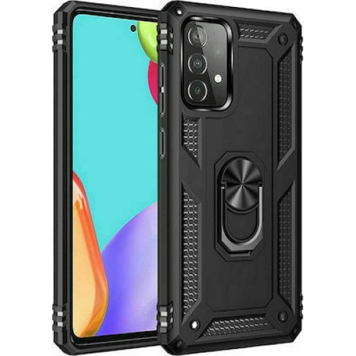 Samsung Galaxy A52 / A52s Hybrid Shockproof Armor Case Metal Rotating Ring Car Mount Holder BLACK (oem) Samsung Galaxy A52 / A52s Hybrid Shockproof Armor Case Metal Rotating Ring Car Mount Holder BLACK (oem)
