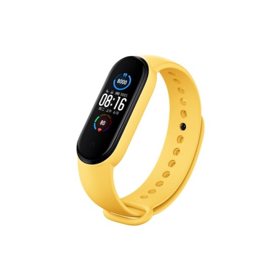 Λουράκι Σιλικόνης Κίτρινο (Mi Band 5/6/7)