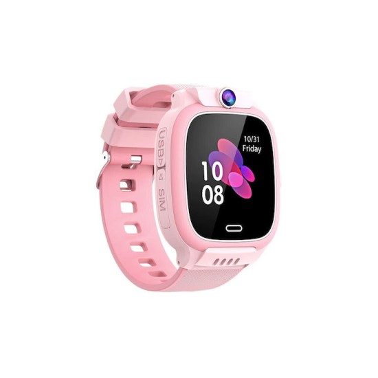 Y31 Παιδικό Smartwatch με Λουράκι από Καουτσούκ/Πλαστικό Ροζ 21725