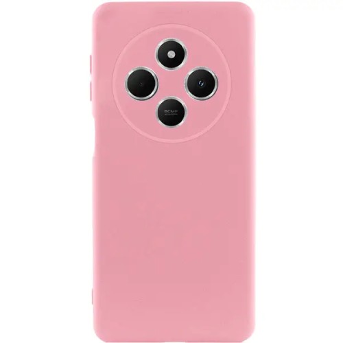  Back Cover Σιλικόνης Matte Ροζ Redmi 14C/ Poco C75