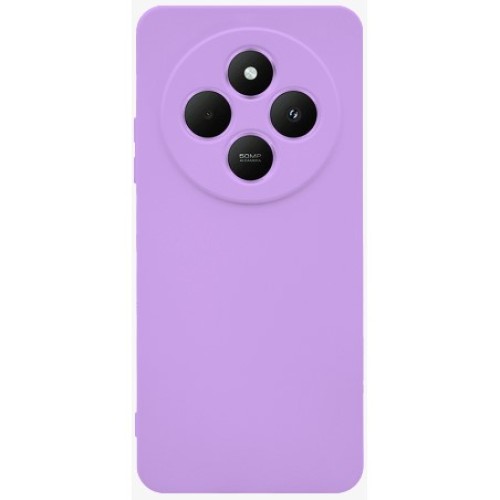  Back Cover Σιλικόνης Matte Λιλά Redmi 14C/ Poco C75