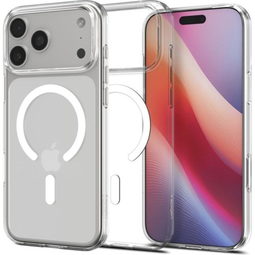 Θήκη Spigen Ultra Hybrid MagSafe για iPhone 17 Pro Max Clear & White