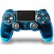 Doubleshock Ασύρματο Gamepad για PS4 Transparent Blue