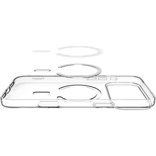 Θήκη Spigen Ultra Hybrid MagSafe για iPhone 17 Pro Max Clear & White Θήκη Spigen Ultra Hybrid MagSafe για iPhone 17 Pro Max Clear & White