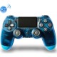 Doubleshock Ασύρματο Gamepad για PS4 Transparent Blue