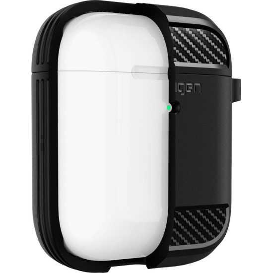 Θήκη Spigen SGP ULTRA RUGGED ARMOR για Apple AirPods 1/ 2 - ΜΑΥΡΟ 