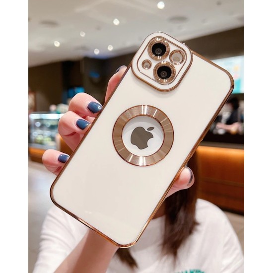 Luxury Soft Electroplated Phone Case For iPhone 14 Silicone Cases Cover