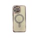 Luxury Magsafe Strass and Glitter Case Apple iPhone 15 Pro Max Ροζ