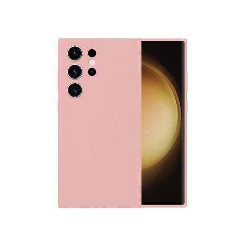 Θήκη Σιλικόνης Back Cover για Samsung Galaxy S23 Ultra Χρώμα: Ρόζ Απαλό Θήκη Σιλικόνης Back Cover για Samsung Galaxy S23 Ultra Χρώμα: Ρόζ Απαλό