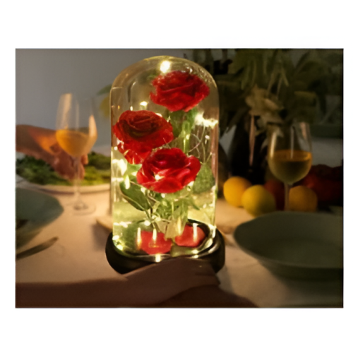 Τεχνητά Τριαντάφυλλα Led  (με μπαταρίες)