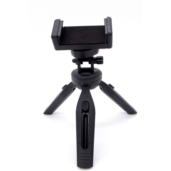Mini Multifunction Τρίποδο Κινητού Μαύρο
