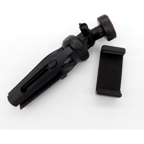 Mini Multifunction Τρίποδο Κινητού Μαύρο