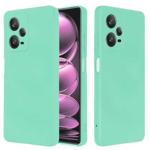 Redmi Note 12 5G Silky and Soft Touch Finish TPU 2mm Silicone Back Cover Case Τιρκουάζ (oem)