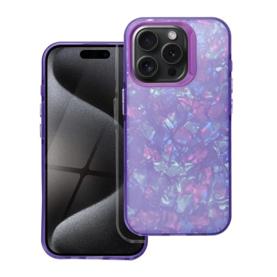 iPhone 16 Pro Max Θήκη Σιλικόνης Μωβ Tutti Frutti Silicone Case Violet