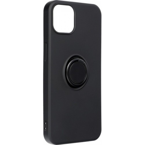 Ring Back Cover Σιλικόνης Μαύρο (iPhone 14 Pro)