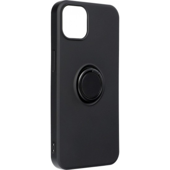 Ring Back Cover Σιλικόνης Μαύρο (iPhone 14 Pro)