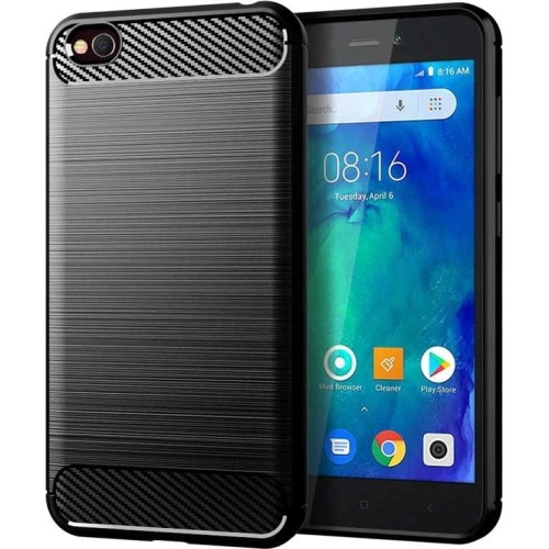 Carbon Brushed Back Cover Σιλικόνης Μαύρο (Xiaomi Redmi GO) Carbon Brushed Back Cover Σιλικόνης Μαύρο (Xiaomi Redmi GO)