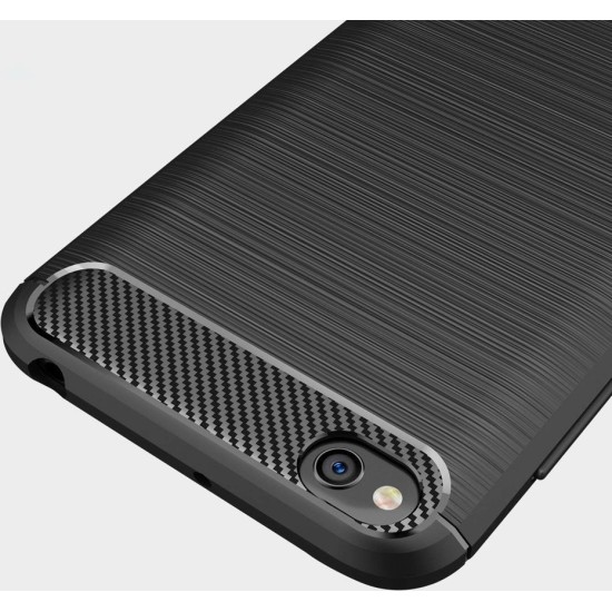 Carbon Brushed Back Cover Σιλικόνης Μαύρο (Xiaomi Redmi GO) Carbon Brushed Back Cover Σιλικόνης Μαύρο (Xiaomi Redmi GO)