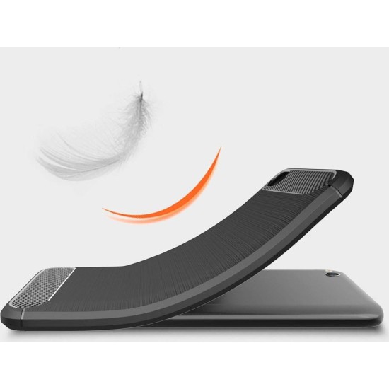 Carbon Brushed Back Cover Σιλικόνης Μαύρο (Xiaomi Redmi GO) Carbon Brushed Back Cover Σιλικόνης Μαύρο (Xiaomi Redmi GO)