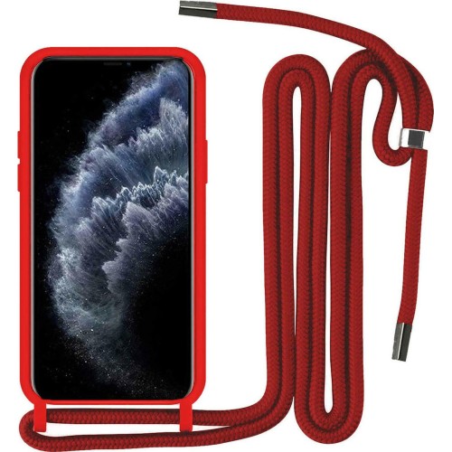 Liquid Back Cover Σιλικόνης με Λουράκι Κόκκινο (Poco M6 Pro) Liquid Back Cover Σιλικόνης με Λουράκι Κόκκινο (Poco M6 Pro)