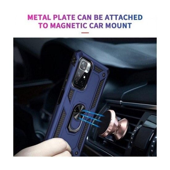 Galaxy A54 Hybrid Shockproof Armor Case Metal Rotating Ring Car Mount Holder Blue με Κάλυψη Κάμερας (oem) Galaxy A54 Hybrid Shockproof Armor Case Metal Rotating Ring Car Mount Holder Blue με Κάλυψη Κάμερας (oem)