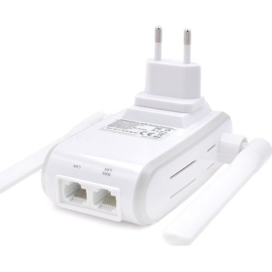 Ασύρματο WiFi Router/Repeater 300Mbps Andowl Q-A225 – Λευκό