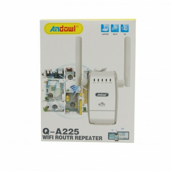 Ασύρματο WiFi Router/Repeater 300Mbps Andowl Q-A225 – Λευκό