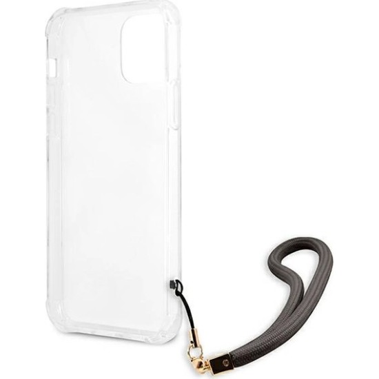 Guess case for iPhone 12 Pro Max 6,7" GUHCP12LKSMAGR grey hardcase Marble Collection (GSM111189)