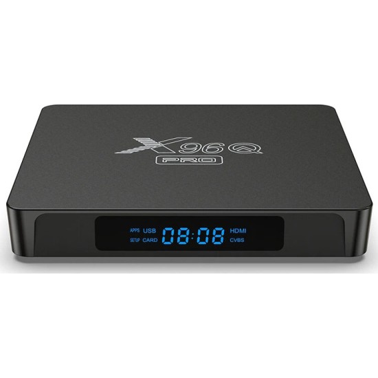 TV Box X96Q-PRO 4K UHD με WiFi 2GB RAM και 16GB Αποθηκευτικό Χώρο με Λειτουργικό Android 10.0