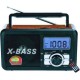 Επαναφορτιζόμενο USB/SD/TF Ραδιόφωνο FP-920RC με Ψηφιακή Οθόνη