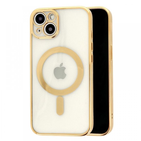 Electro Back Cover Σιλικόνης Χρυσό (Apple iPhone 14)