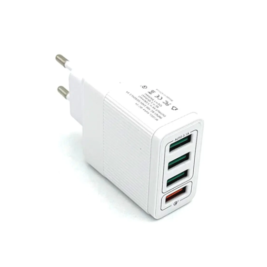 Φορτιστής ρεύματος KeKe-935 6.2A Quick Charge 3.0 4USB λευκό Φορτιστής ρεύματος KeKe-935 6.2A Quick Charge 3.0 4USB λευκό