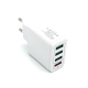 Φορτιστής ρεύματος KeKe-935 6.2A Quick Charge 3.0 4USB λευκό Φορτιστής ρεύματος KeKe-935 6.2A Quick Charge 3.0 4USB λευκό