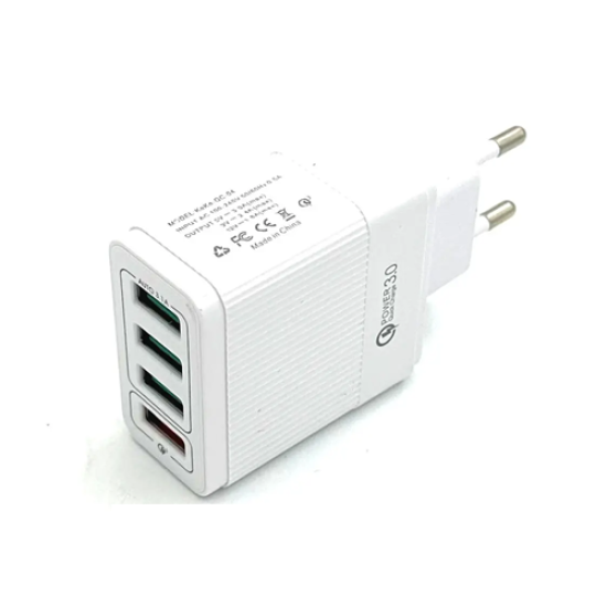 Φορτιστής ρεύματος KeKe-935 6.2A Quick Charge 3.0 4USB λευκό Φορτιστής ρεύματος KeKe-935 6.2A Quick Charge 3.0 4USB λευκό
