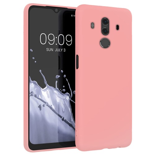 OEM  Λεπτή Θήκη Σιλικόνης Μαύρο Huawei Mate 10 Pro Matt Ροζ